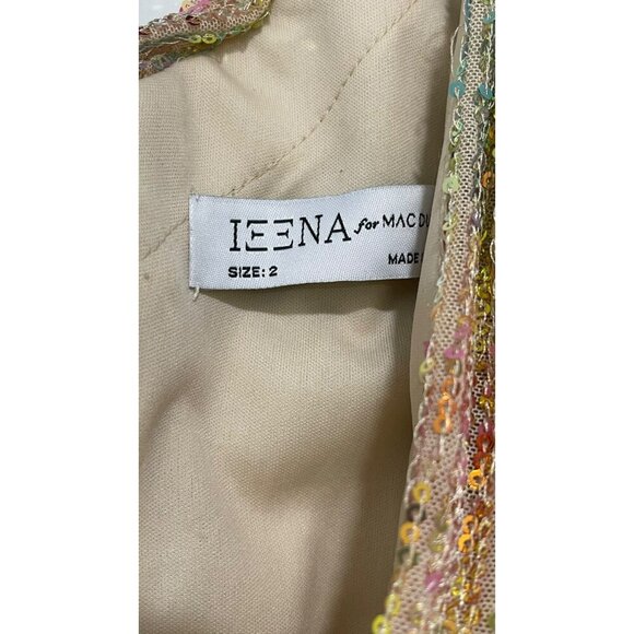 Mac Duggal One-Shoulder Sequin Formal Gown Size 2 Maxi Dress NWT - Picture 4 of 5